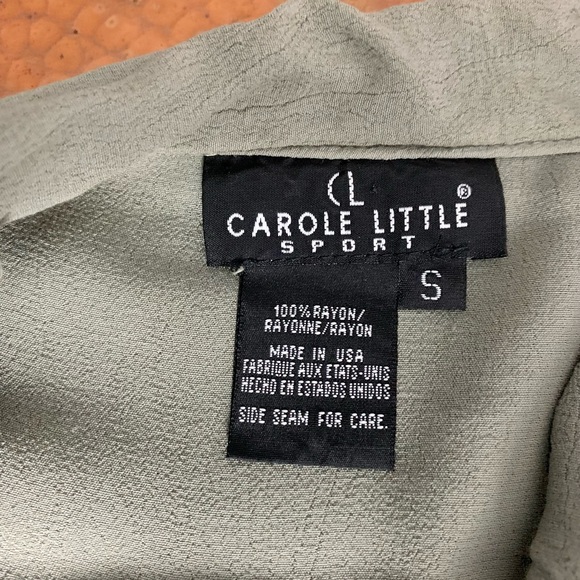 CAROL LITTLE Olive Green Light Jacket - Picture 4 of 4
